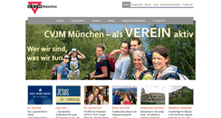 Desktop Screenshot of cvjm-muenchen.org